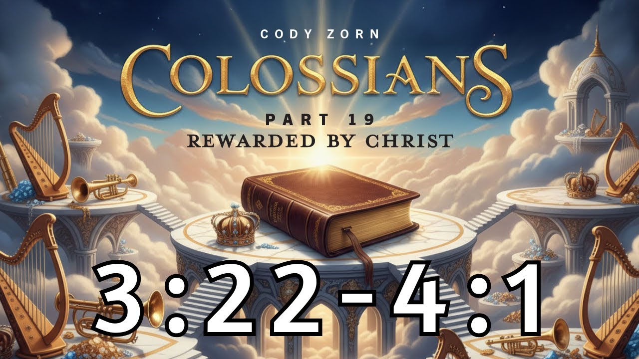 CODY ZORN - COLOSSIANS part 19 - REWARDED BY CHRIST