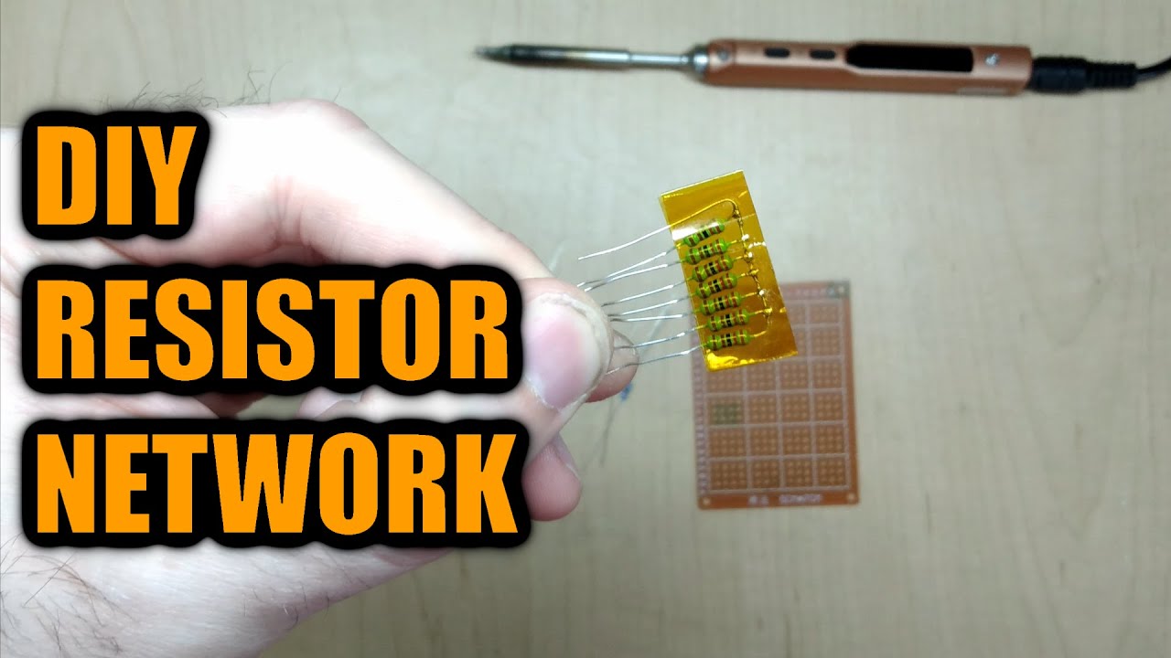 Quick Electronics Tip: Make a Resistor Network