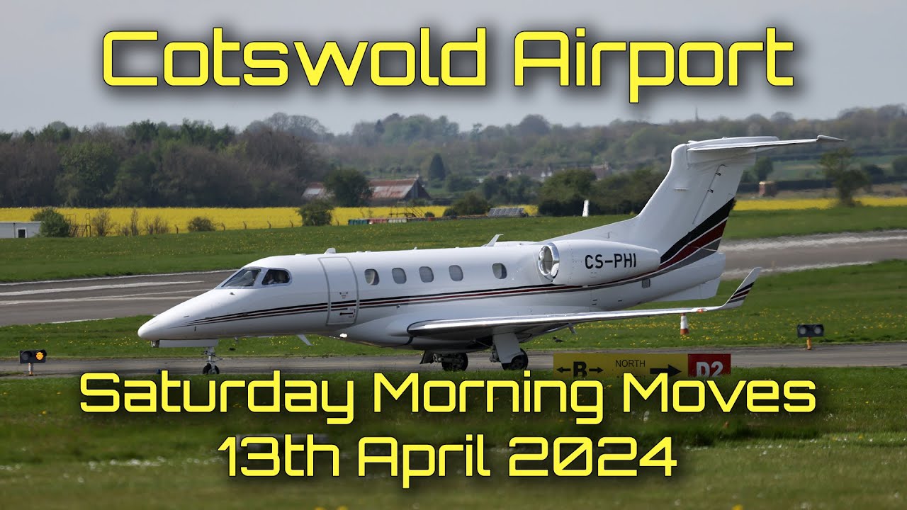 Plane Spotting for a couple of hours at Cotswold Airport Saturday 13thApril 2024 #aviation #egbp