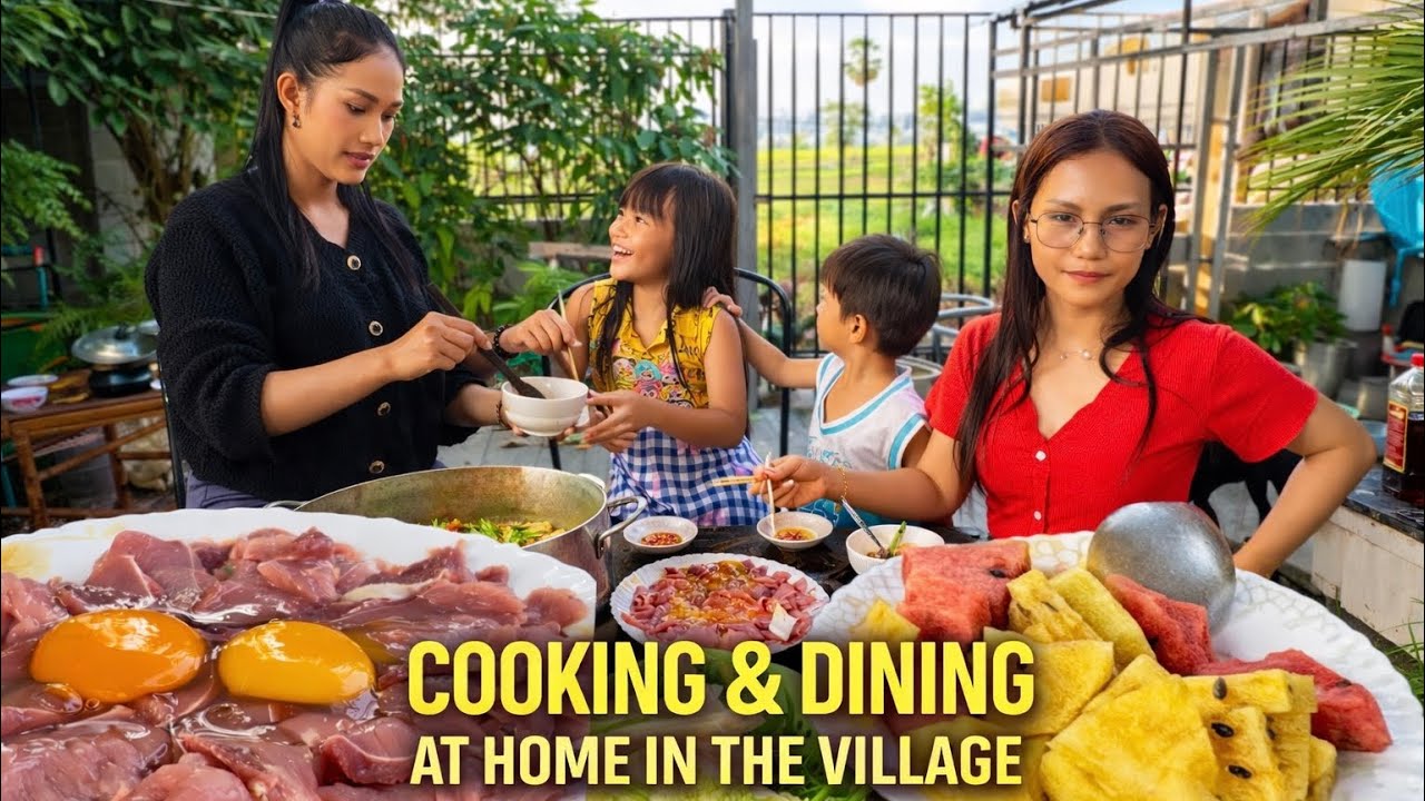 Delicious Yiao-Hon Beef Soup For Dinner With My Family