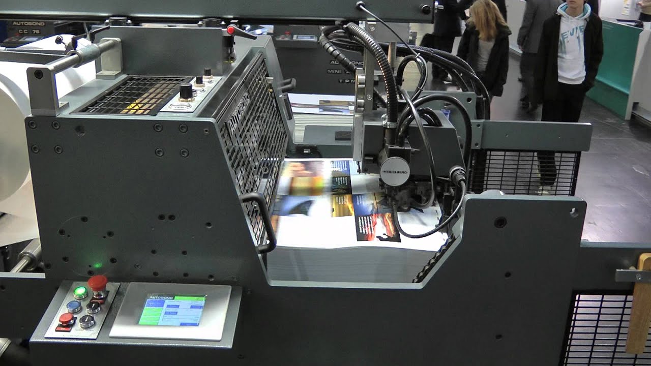 Autobond Mini 76 TPHS at Drupa 2012 - 8,000 sph 2 sided lamination