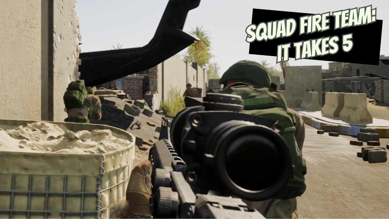 Squad Fire Team: 15 minute showcase with 5 shooters