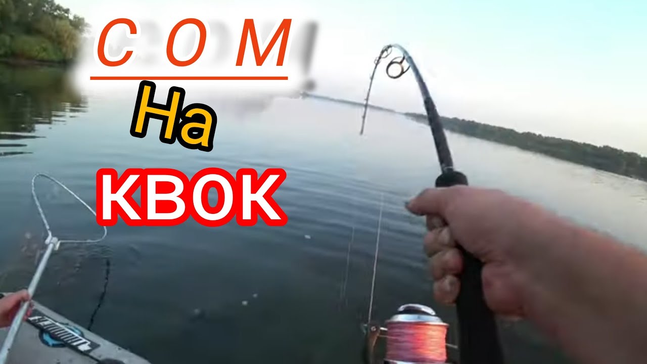 Як ловити Сома!!! Сом на КВОК. Оснастка для Ловлі на Квок