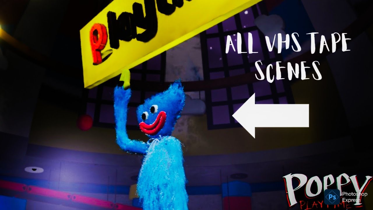 POPPY PLAYTIME CHAPTER 1 FULL MOBILE GAMEPLAY (INCLUDING ALL VHS TAPE SCENES) (EDITED)(AI VOICEOVER)