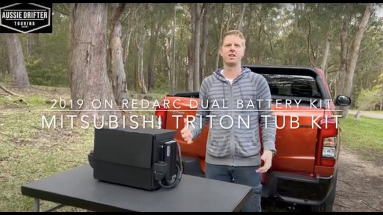 Mitsubishi Triton MR 2017 on Redarc dual battery tub mount DIY kit - Full Installation