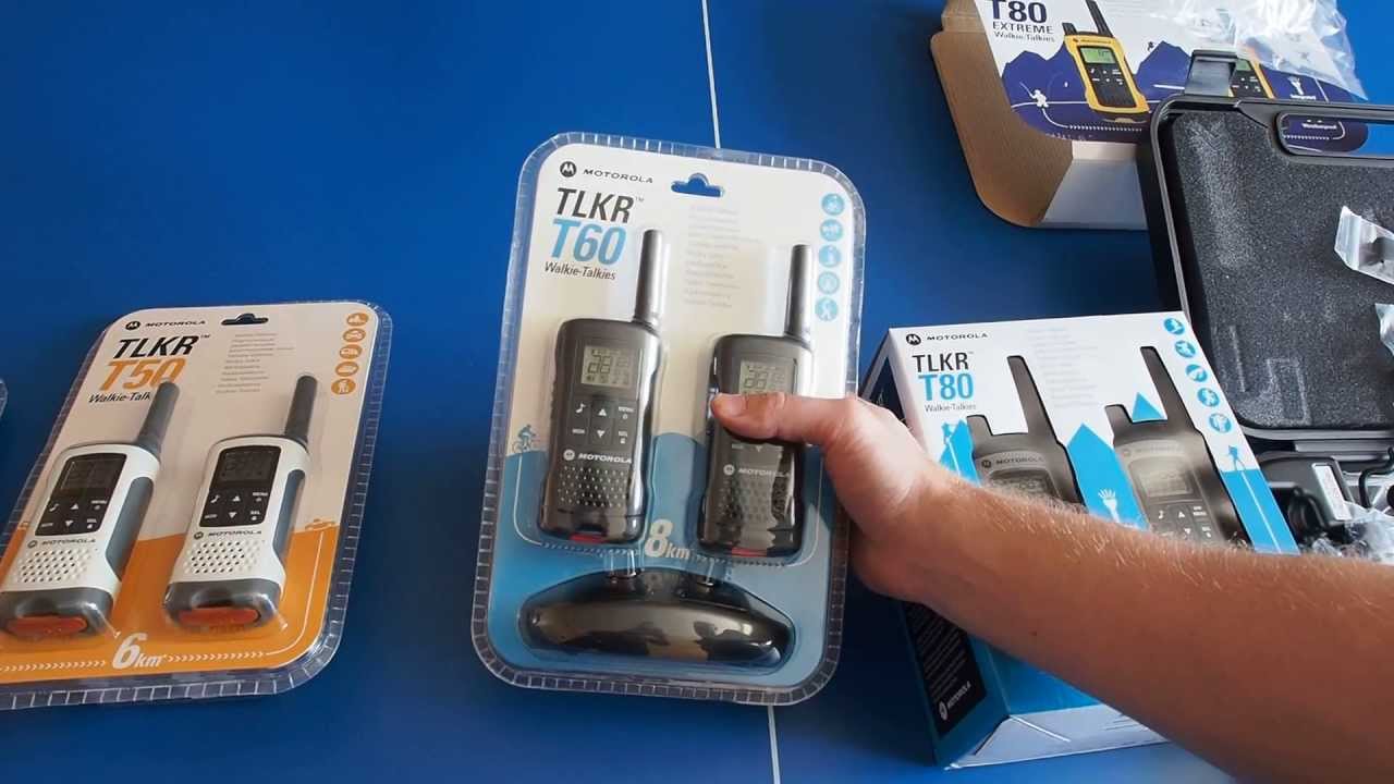 Портативные рации Motorola серии TLKR