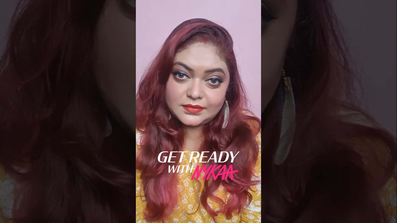 Monsoon-Proof Durga Puja GRWM &mdash; Last-Minute Pujo Makeup Using ONLY Nykaa Picks 💄🌧️