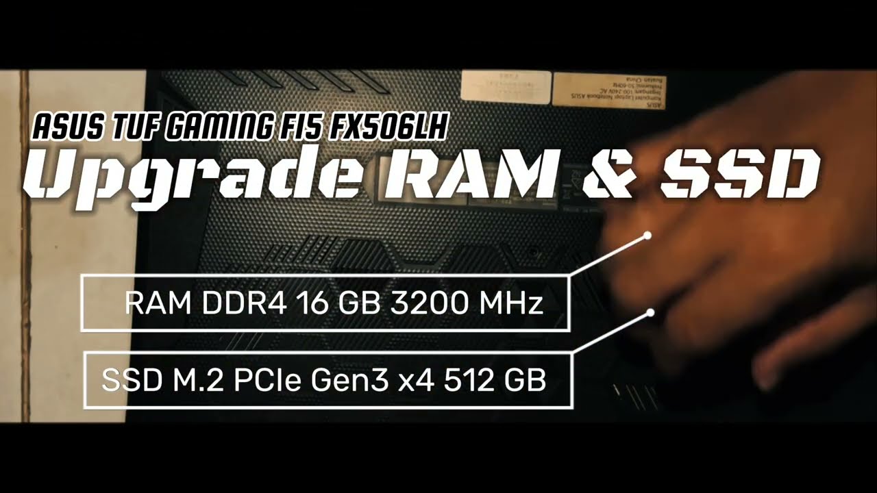 Upgrade RAM & SSD Asus TUF Gaming F15