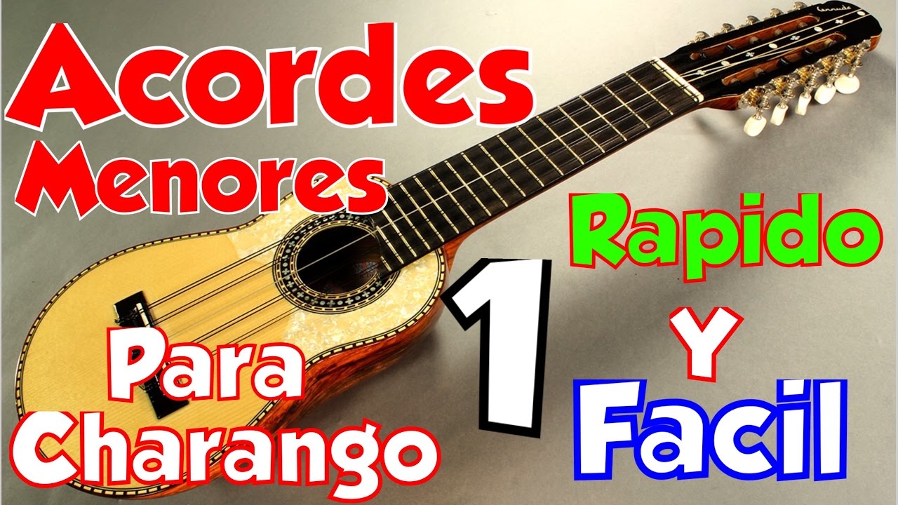 acordes menores  para charango (Do menor)