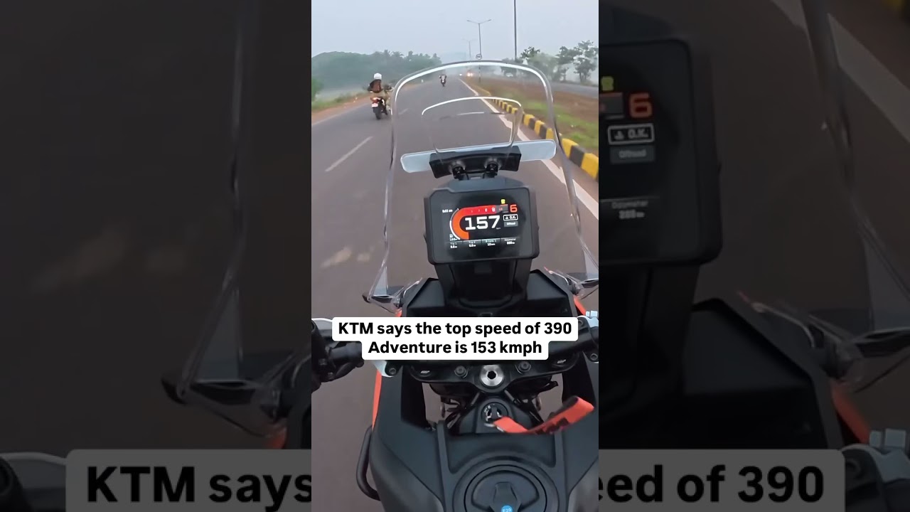 Top speed of KTM 390ADV 2025 | #ktm390adventure #topspeed #adventurebike #automobile #ktmindia