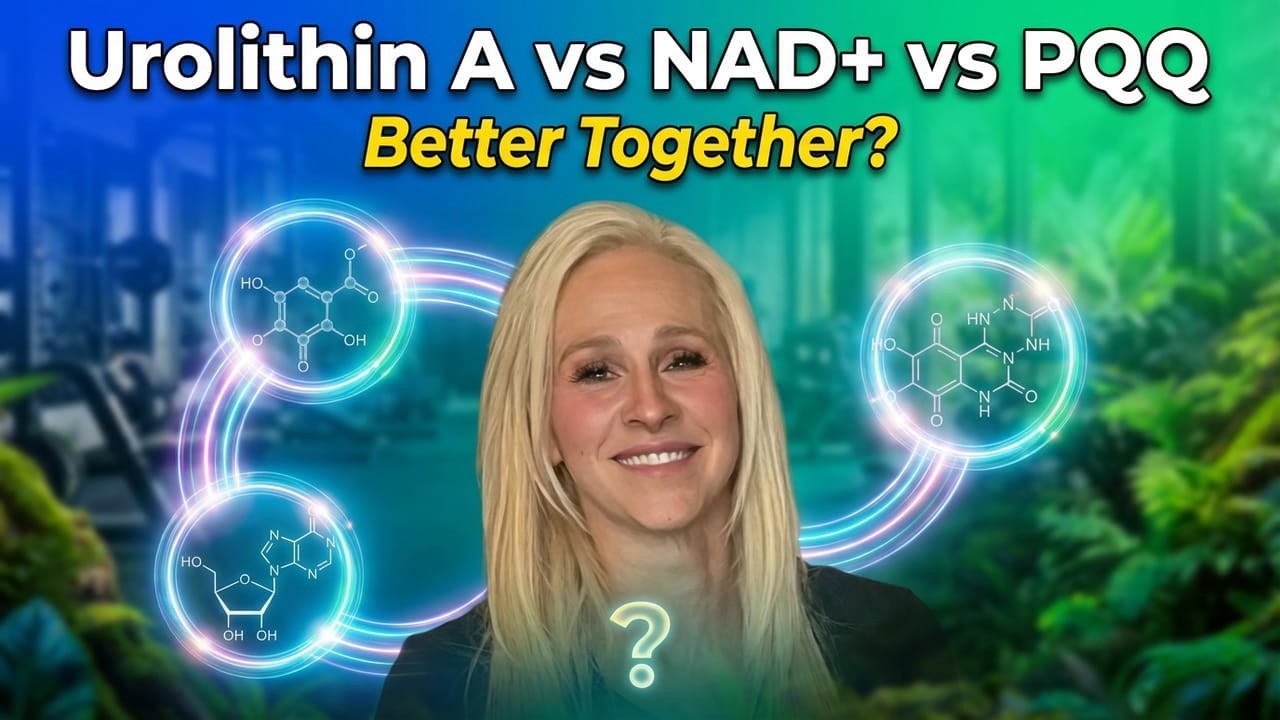 Urolithin A vs NAD+ vs PQQ: Better Together? #Longevity #Mitochondria