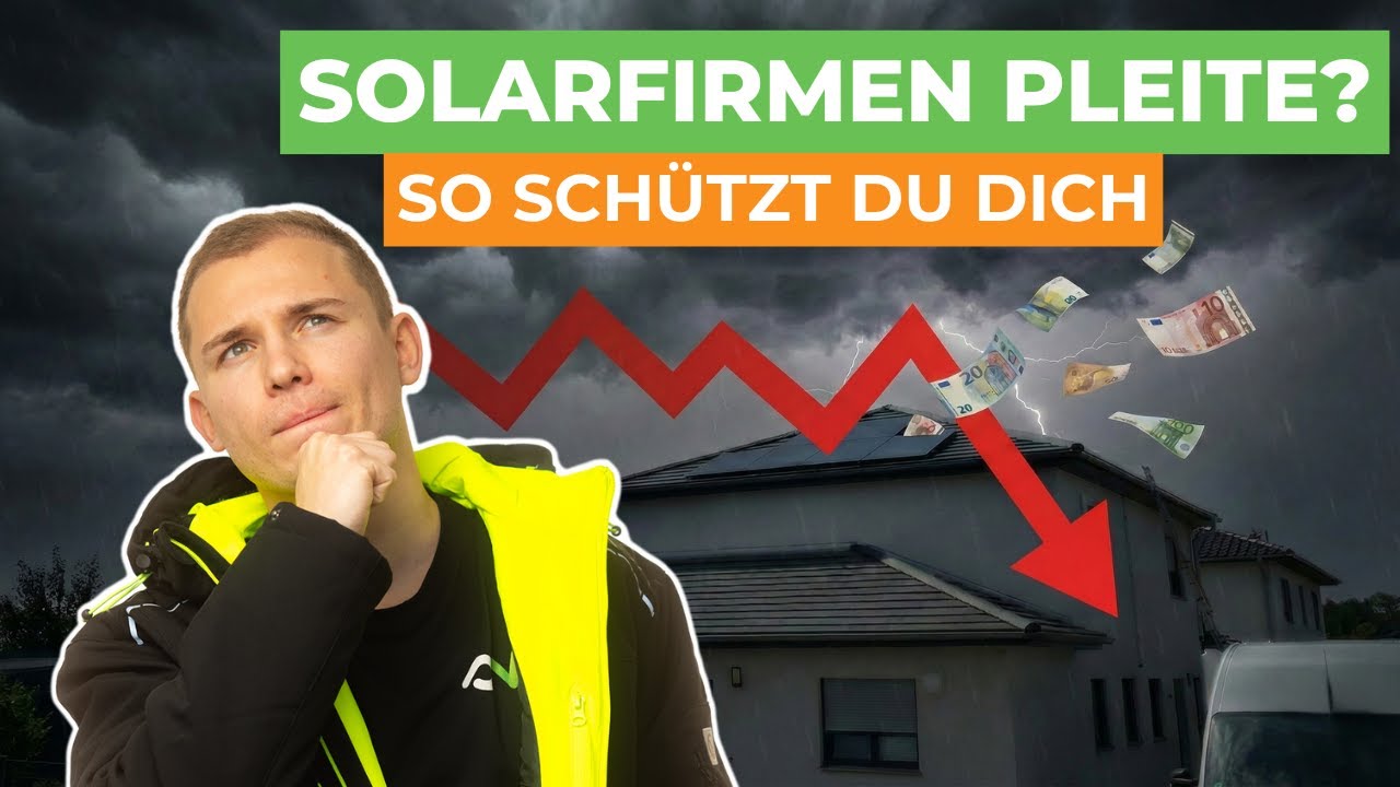 Die Insolvenzwelle rollt: Worauf du beim Solarkauf jetzt achten musst!