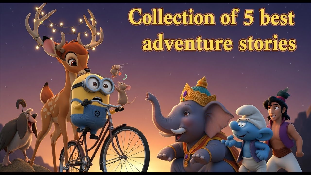Collection of 5 Best Adventure Stories for kids