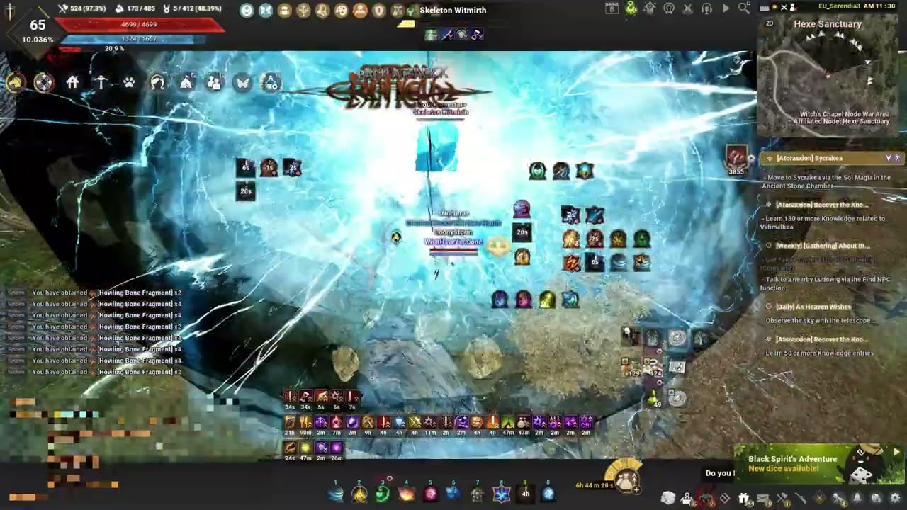 297k Awakening Witch Hexe Sanctuary 18.4k trash/hr (no agris/no pve crystals)