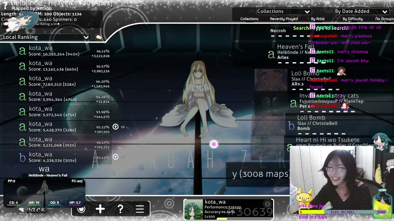 osu!wa~ haiilow im koter washed,,, maybe spoopy time after osu sesh possibly hehe