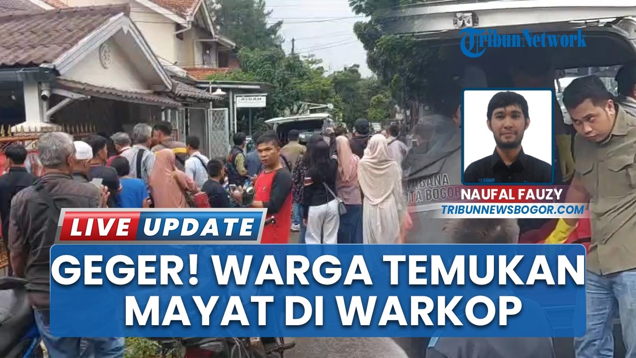 Geger, Warga Temukan Mayat di Warkop di Bogor