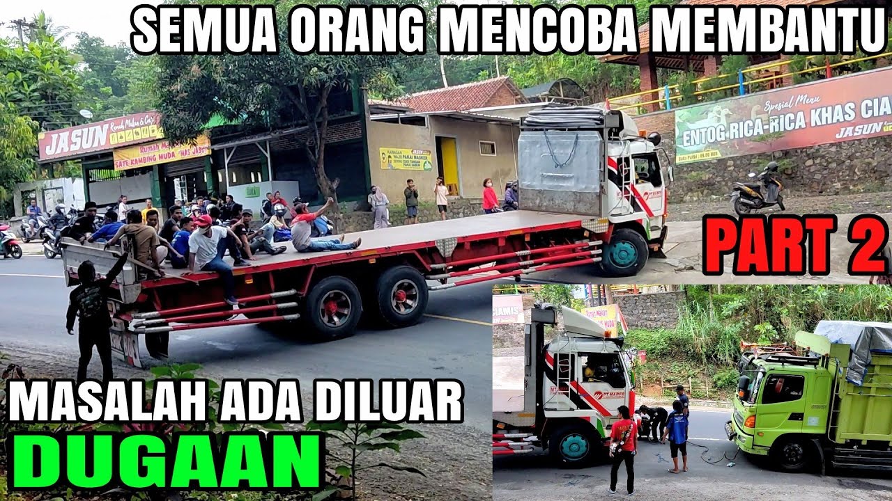 Bukan Patah As Roda, Semua Truk Yang Coba Narik Tak Membuahkan Hasil, Masalah Ada Diluar Dugaan