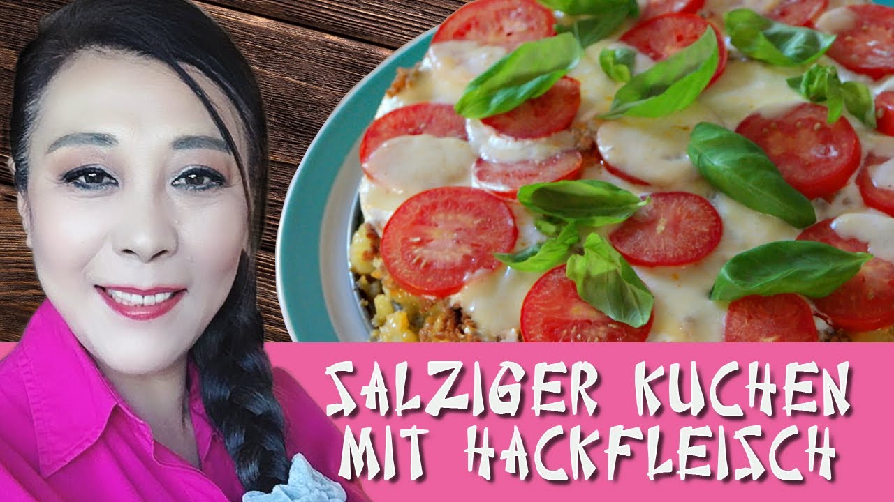 Hackfleisch mit Kartoffeln Salziger Kuchen（碎猪肉土豆咸蛋糕）