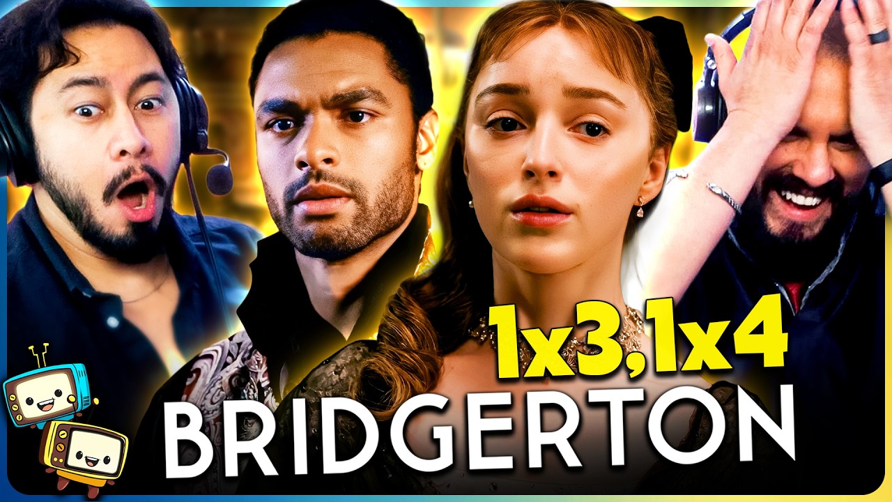 BRIDGERTON 1x3 & 1x4 Reaction & Discussion! | First Time Watch! | Jonathan Bailey | Nicola Coughlan
