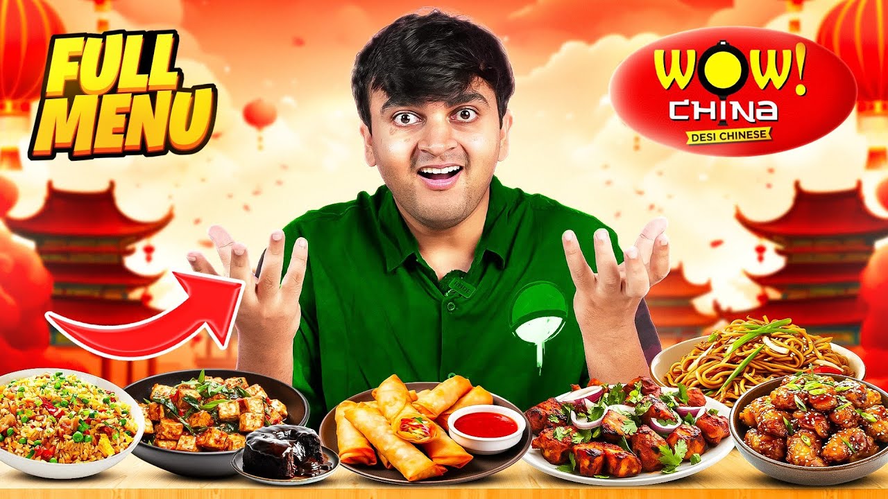 Trying WOW CHINA Full Menu