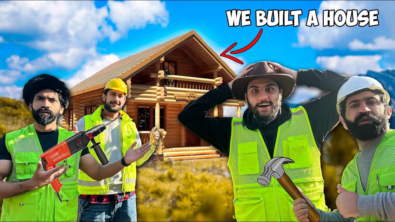 We Built A Wooden House In Mountains ⛰️ | Challenge Video | Our Vines
