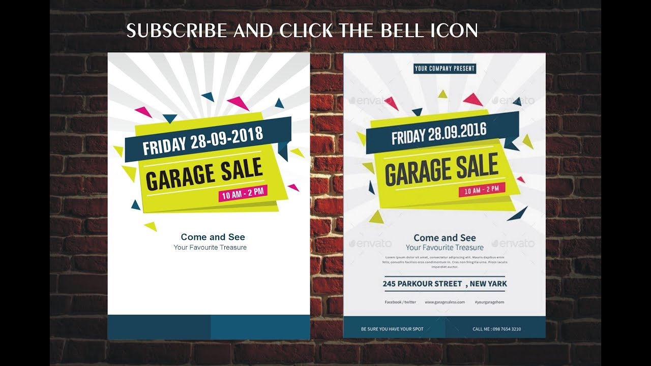 How To Make Fantastic Flyer Design With Coreldraw by Ahsan Sabri