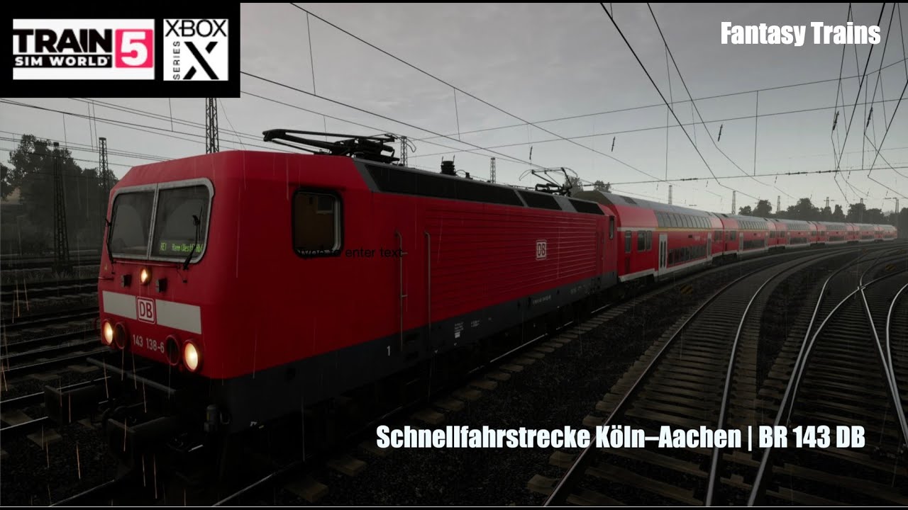 TSW5 - Schnellfahrstrecke Köln-Aachen - BR 143 DB - Xbox Series X