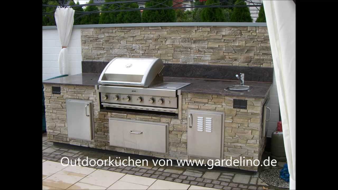 Outdoork&uuml;che Bau Beispiele und fertige Au&szlig;enk&uuml;chen