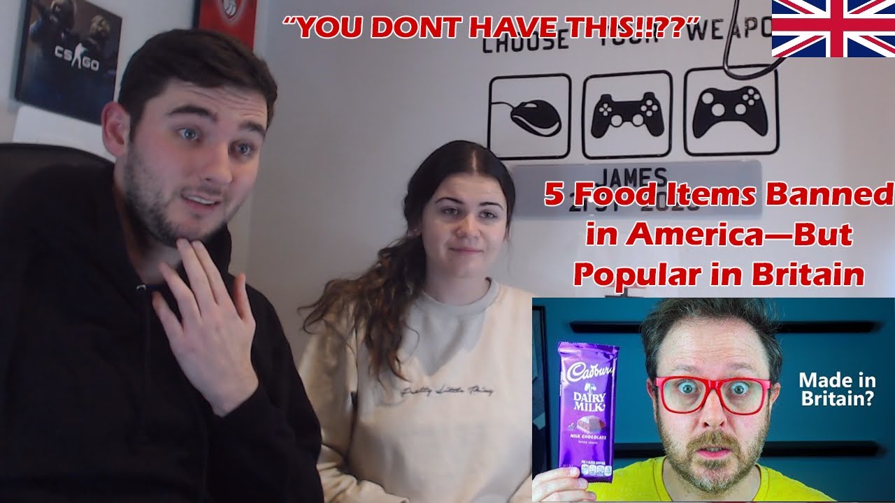 British Couple Reacts to 5 Food Items Banned in America—But Popular in Britain