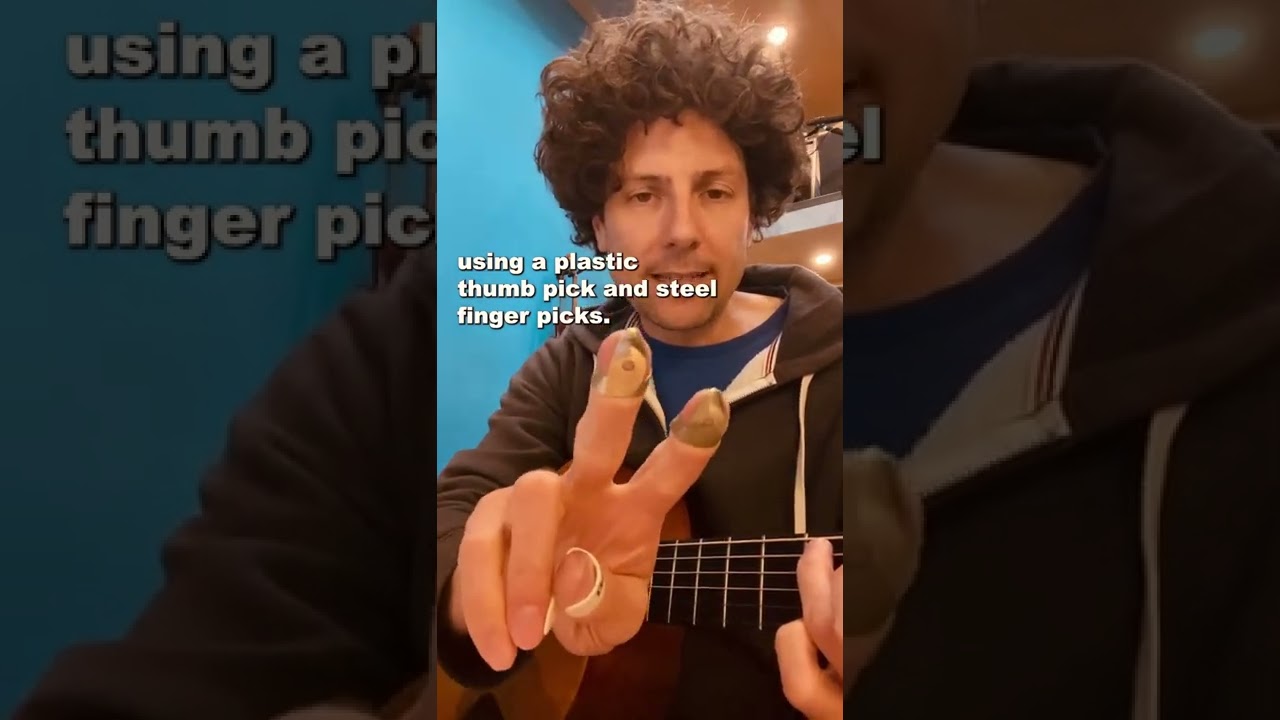 How to use finger picks (and a thumb pick) #guitar #howto #fingerstyle