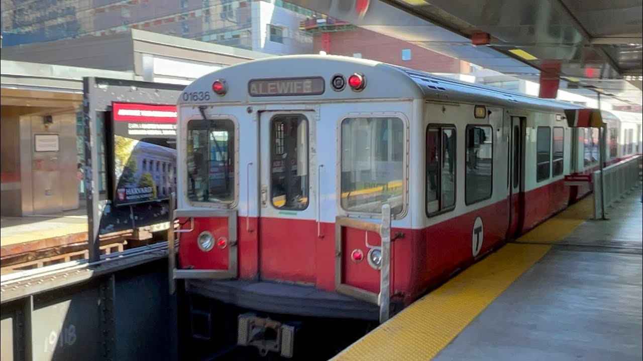Onboard: MBTA - The “T” Red Line Train from Davis Square to Charles/MGH