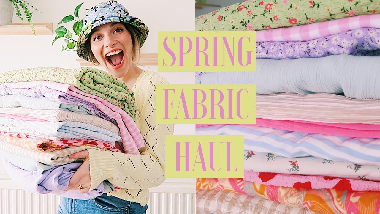 FABRIC HAUL + SEWING PLANS for SPRING / SUMMER