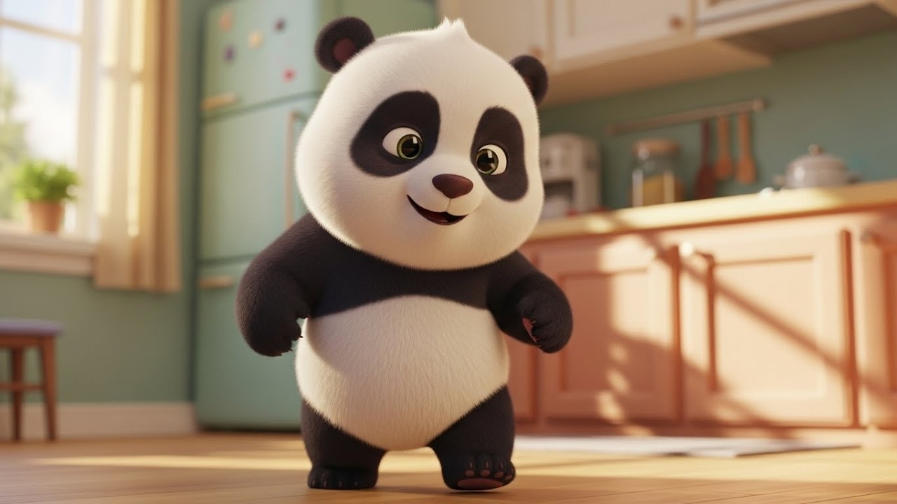 Завтрак-танец маленькой панды «Ням-ням» 🐼🥣🎶 | Мультфильм для детей и весёлые приключения