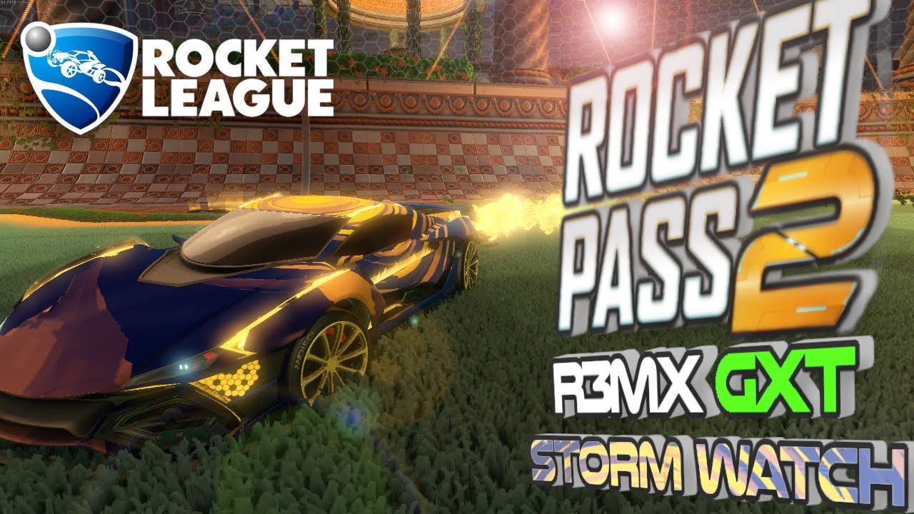 Rocket Pass Season 2 Car | R3MX GXT | Storm Watch Decal | Ranked 1s 2s 3s | Rocket League