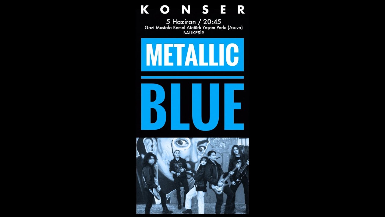 TCZBGSL susurluk konser metallic blue save our love