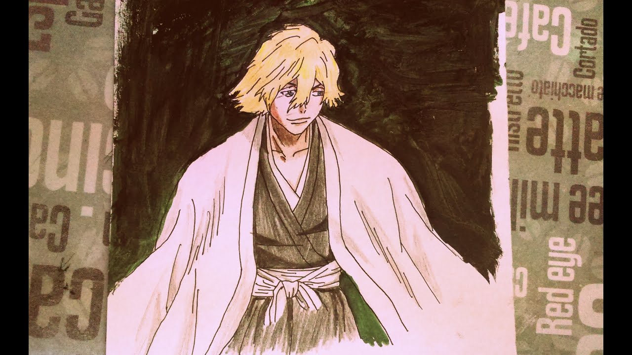 Drawing urahara kisuke former captain of squad 12 | My top bleach character