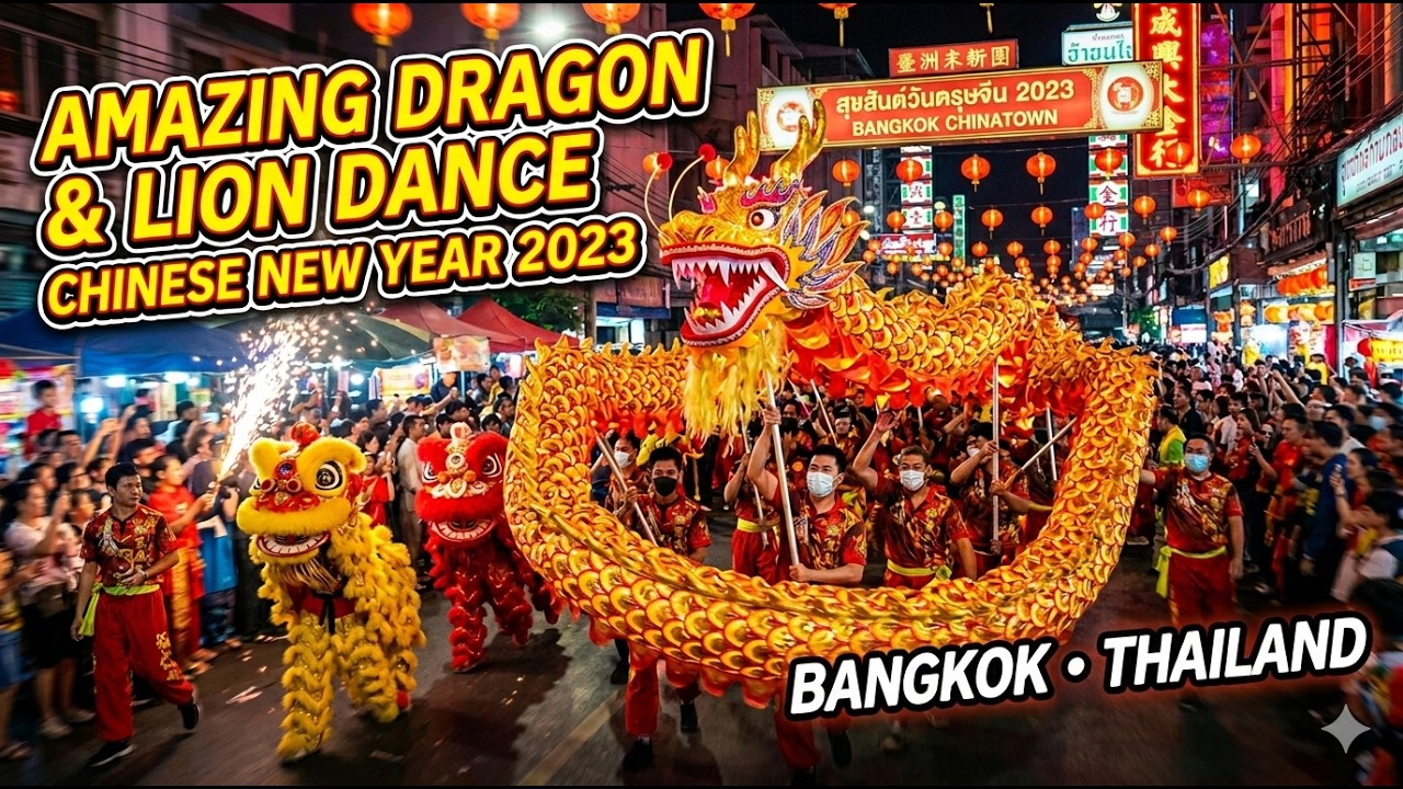 Chinese New Year 2023 celebrations in Bangkok's Chinatown, Lunar New Year 2023