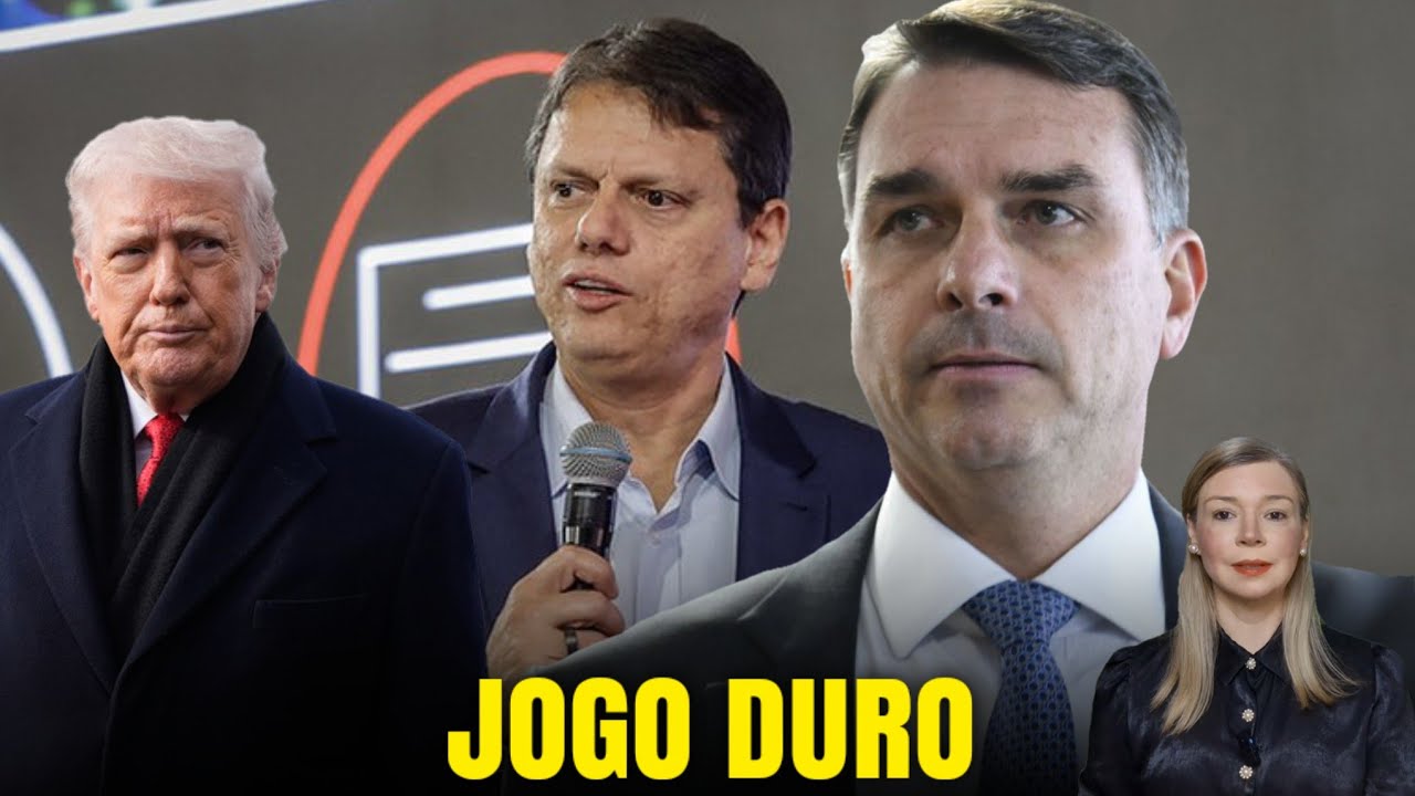 FLAVIO BOLSONARO REAGE A TENTATIVA DE TARCISIO 