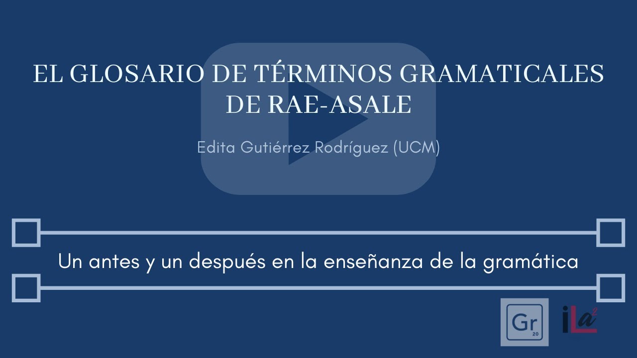 Glosario de términos gramaticales