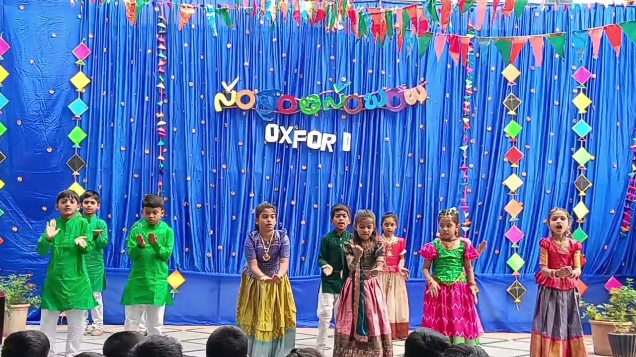 Yellow colour day and Sankranti celebrations in Oxford High School HNK..12 th Jan 2026..