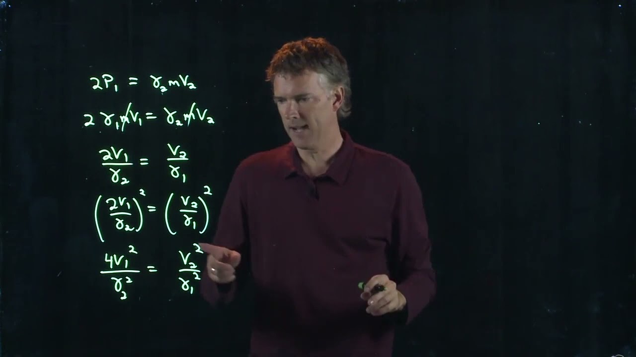 Relativistic Momentum | Physics with Professor Matt Anderson | M29-06