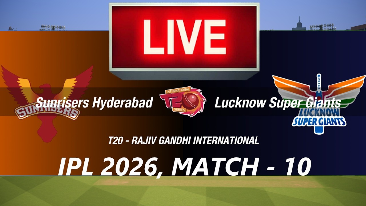 🛑LIVE- SRH vs LSG🛑IPL 2026🛑HYDERABAD vs LUCKNOW🛑CRICKET 26 GAMEPLAY🛑LIVE MATCH STREAMING🏏