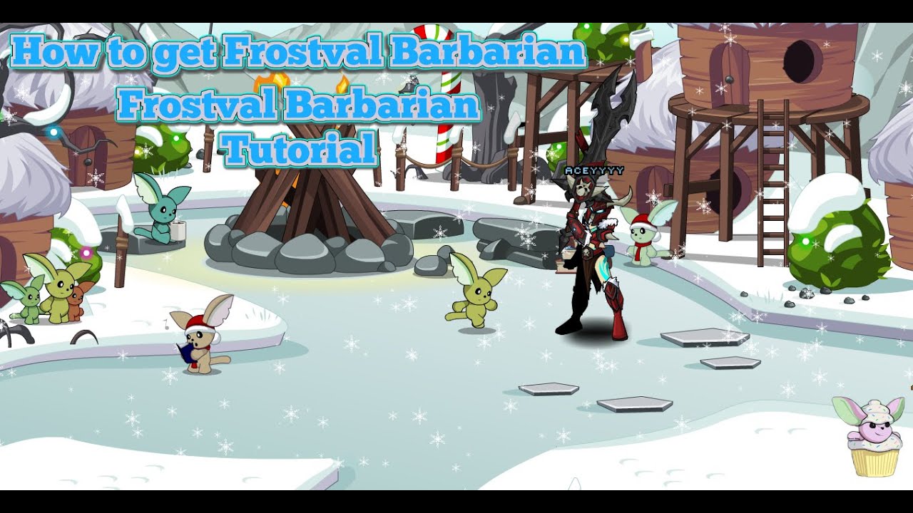 ~AQW~ How to get the Frostval Barbarian Guide | Frostval Event