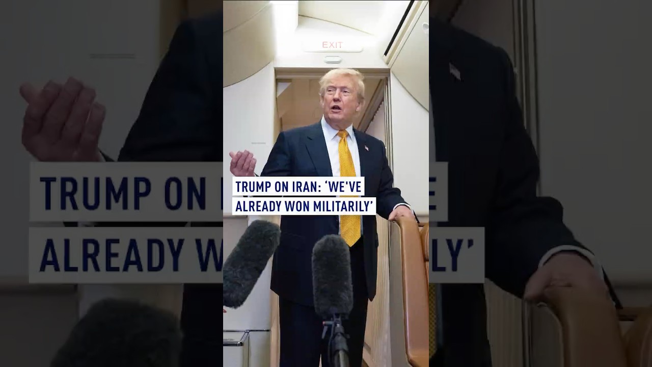 Trump on Iran: &lsquo;We've already won militarily&rsquo;