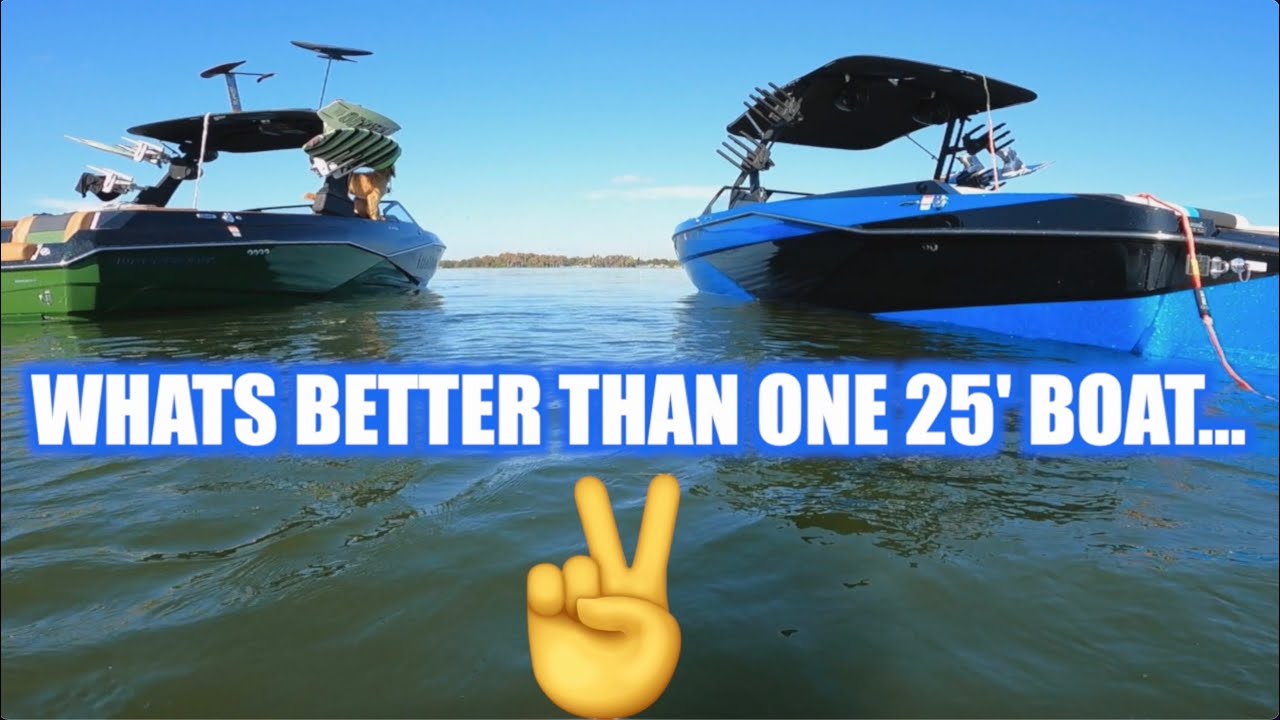 TWO BOATS = TWICE THE FUN