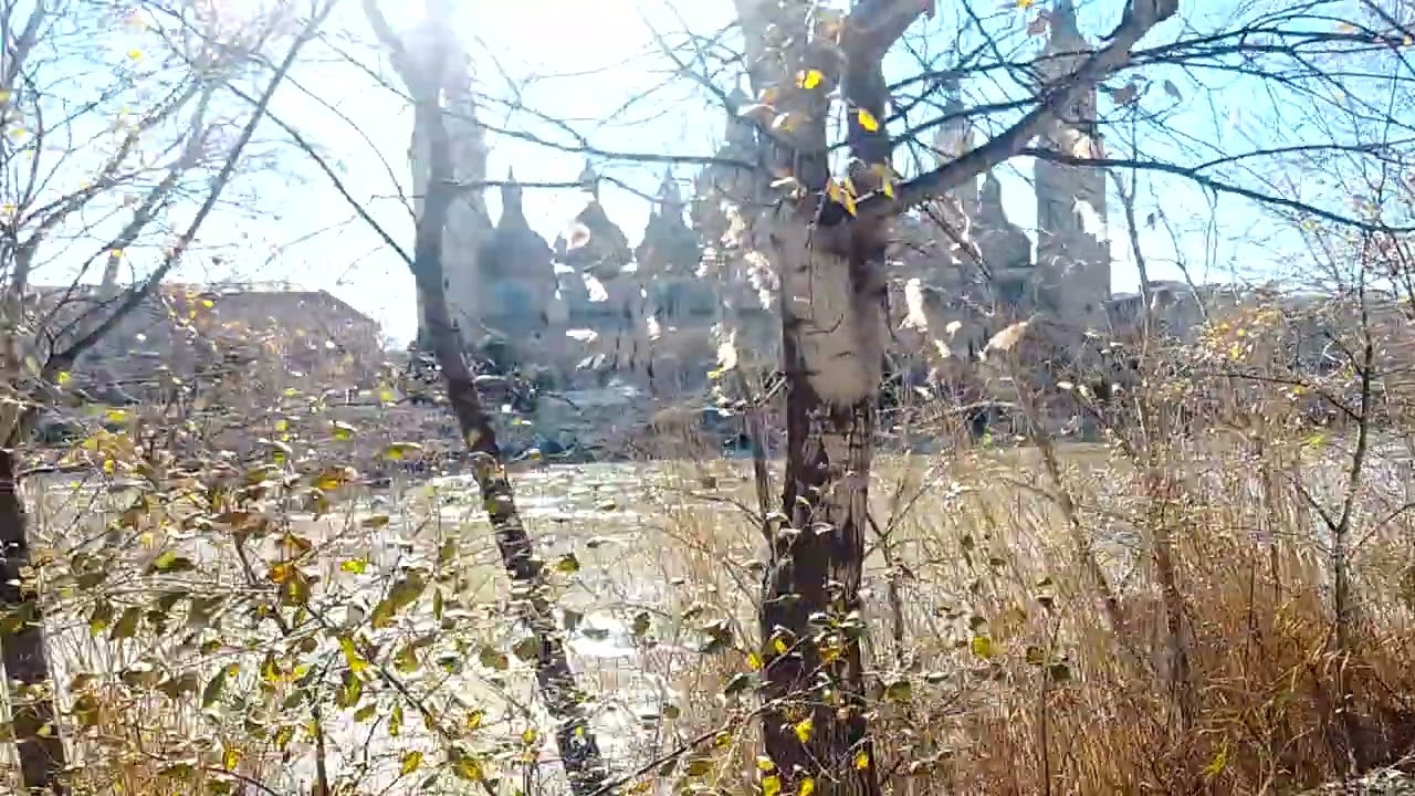 El río Ebro pasando por la Basílica del Pilar Zaragoza