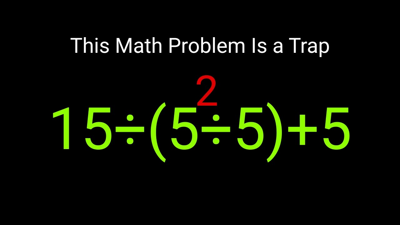 The Order of Operations Question That Confuses Almost Everyone