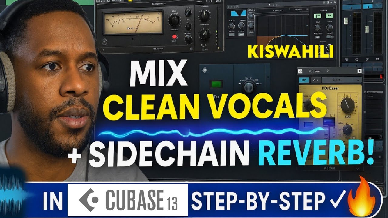 Jinsi ya Ku Mix Vocal Nzuri na Safi Pamoja na Ku Side Chain Reverb kwenye Cubase 13
