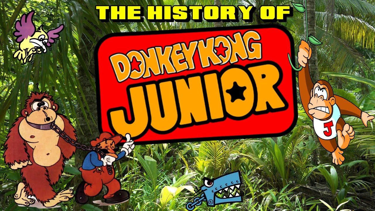 История Donkey Kong Junior: документальный фильм для аркадных и консольных игр