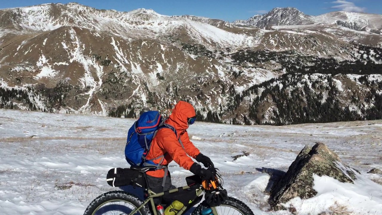 Winter Fat Bikepacking Rollins Pass